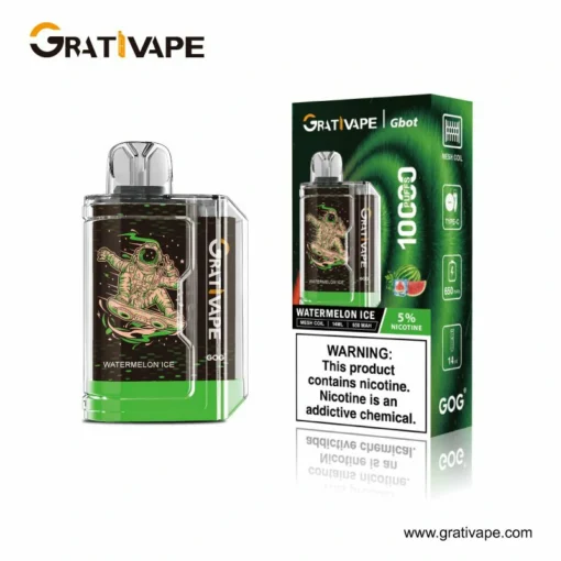 Grativape Gbot 10000 trekt Meerdere smaken 5% Lage nicotinegehalte Groothandel Wegwerp Vapes pennen Oplaadbaar - Afbeelding 8