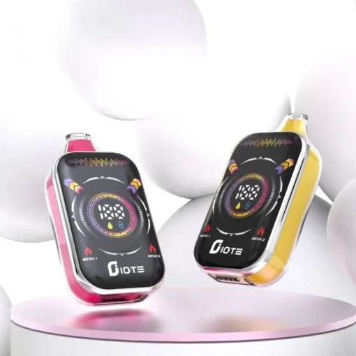 IQTE 50000 treinen Dual-Mesh RGB Volledig scherm 0% 2% 5% Nicotinearme Herlaadbare Wegwerp Vape-Pen wholesale kopen - Afbeelding 10