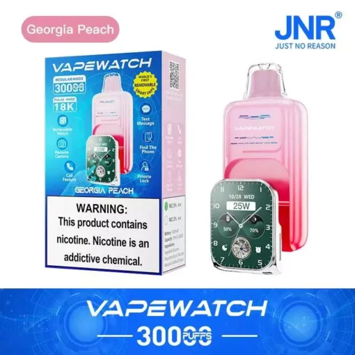 JNR Vape Watch 30000 Züge – 10 Geschmacksrichtungen, Dual-Mesh-Technologie, 2% Nikotin, Wiederaufladbare Einweg-E-Zigarette für Großhandel - Imagen 11 becomes JNR Vape Watch 30000 tiradas – 10 sabores, tecnología de doble malla, 2% nicotina, cigarrillo electrónico desechable recargable para mayorista - Imagen 11