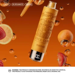 MOTI Elegance 20000 puffs Slim display DTL 2% 5% Groothandel in nicotinearme producten Meerdere smaken Oplaadbare wegwerp e-shisha pen