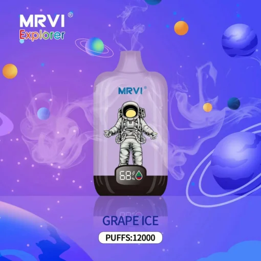 MRVI Explorer 12000 treinen Herlaadbare Wegwerp E-sigaret met Digitaal display 2% 3% 5% Lage nicotinegehalte Groothandel Meerdere smaken - Afbeelding 3