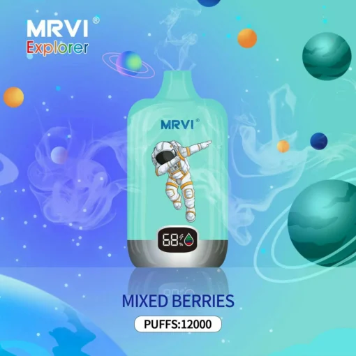 MRVI Explorer 12000 treinen Herlaadbare Wegwerp E-sigaret met digitale weergave 2% 3% 5% Lage nicotinegehalte Groothandel Meerdere smaken - Afbeelding 2
