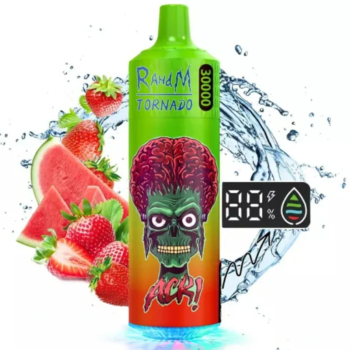 RahdM Tornado 30000 Puffs Dual Mesh Digital Display 2% Low Nicotine Wholesale Disposable Vapes in Various Flavors Rechargeable Disposable Vape Pens - Image 4