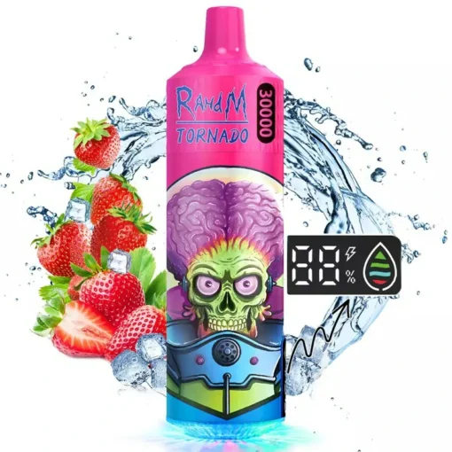 RahdM Tornado 30000 Puffs Dual Mesh Digital Display 2% Low Nicotine Wholesale Disposable Vapes in Various Flavors Rechargeable Disposable Vape Pens - Image 5