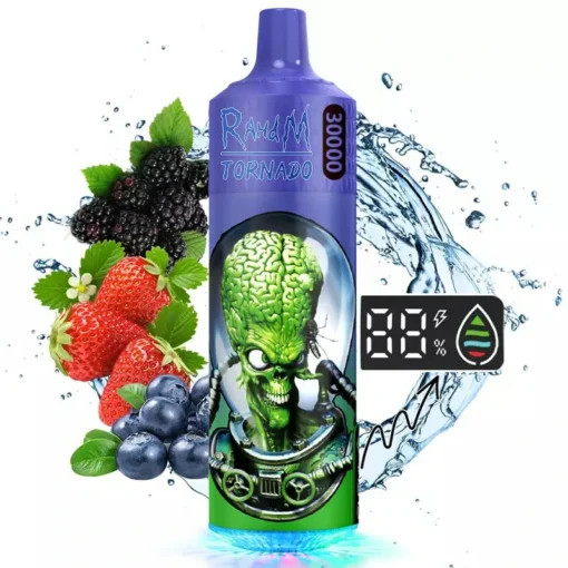 RahdM Tornado 30000 Puffs Dual Mesh Digital Display 2% Low Nicotine Wholesale Disposable Vapes in Various Flavors Rechargeable Disposable Vape Pens - Image 10