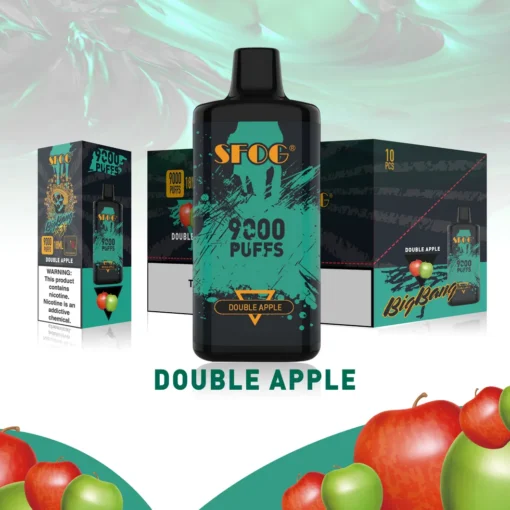 SFOG BIG BANG 9000 Züge 0% 2% 3% 5% Nicotina ajustable entrada de aire recargable vapeador desechable al por mayor - Imagen 3