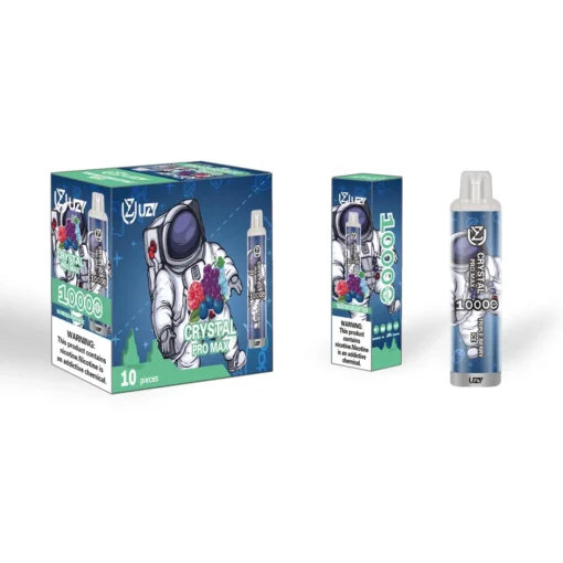 UZY Crystal Pro Max 10000 Züge RGB 10k 0% 2% 3% 5% Niedrig-Nikotin Großhandel Wiederaufladbare Einweg-E-Zigarette Pen - Imagen 17 se convierte en UZY Crystal Pro Max 10000 tiradas RGB 10k 0% 2% 3% 5% Bajo en nicotina Mayorista Cigarrillo electrónico recargable de un solo uso Pen - Imagen 17