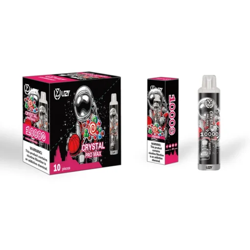 UZY Crystal Pro Max 10000 Züge RGB 10k 0% 2% 3% 5% Niedrig-Nikotin Großhandel Wiederaufladbare Einweg-E-Zigarette Pen - Imagen 15 se convierte en UZY Crystal Pro Max 10000 tiradas RGB 10k 0% 2% 3% 5% Bajo en nicotina Mayorista Cigarrillo electrónico recargable de un solo uso Pen - Imagen 15