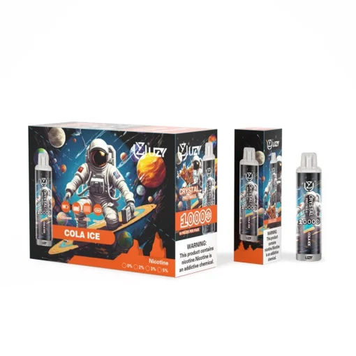 UZY Crystal Pro Max 10000 Züge RGB 10k 0% 2% 3% 5% Bajo en nicotina Mayorista Recargable Vape de un solo uso Bolígrafo - Imagen 9