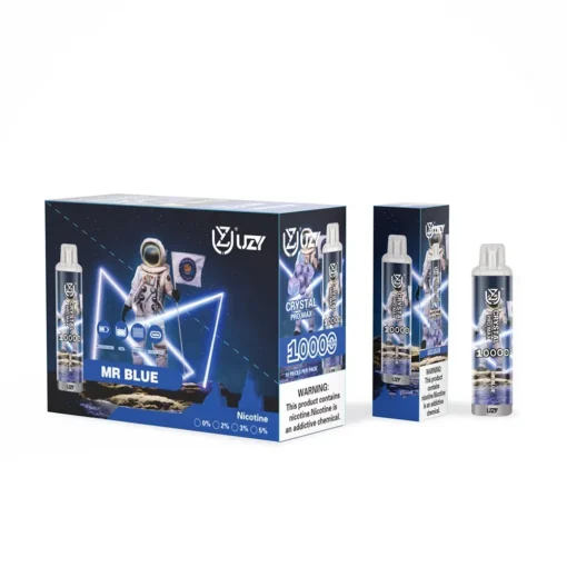 UZY Crystal Pro Max 10000 Züge RGB 10k 0% 2% 3% 5% Bajo en nicotina Mayorista Recargable Vape de un solo uso Bolígrafo - Imagen 8