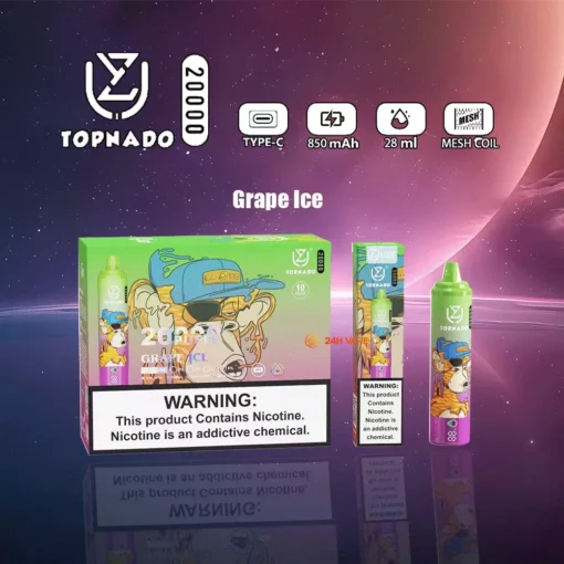 UZY Tornado 20000 tiradas Pantalla digital 20k 0% 2% 3% 5% Bajo contenido de nicotina Mayorista Varios sabores Vape desechable recargable - Imagen 6