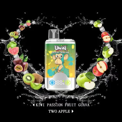Uwin Twins Crystal 40000 tiradas – 12 sabores, 0%–5% nicotina, cigarrillo electrónico desechable recargable para mayoristas y compras al por mayor - Imagen 8