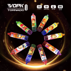 VOPK TORNADO 15000 puffs: wegwerp e-sigaret met olie en vermogen dubbele weergave, 0%, 2%, 3% en 5% nicotine - Groothandel wegwerp vapes