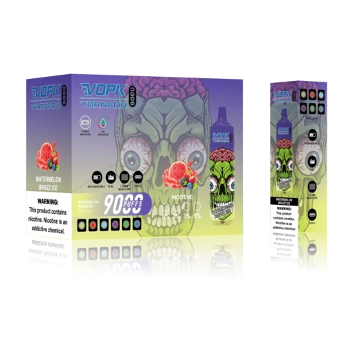 VOPK Tornado 9000 Züge Mehrere Geschmacksrichtungen 0% 2% 3% 5% Niedriger Nikotin Großhandel Aufladbarer Einweg-Vape-Stift im Großhandel - Imagen 11 becomes VOPK Tornado 9000 trains Multiple flavors 0% 2% 3% 5% Low nicotine Wholesale Rechargeable Disposable Vape Pen Wholesale - Image 11