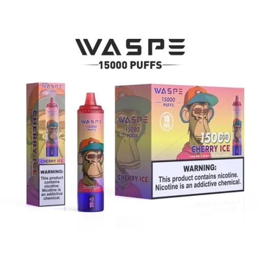 WASPE 15000 ZÜGE Einweg-Vape mit LCD-Display | 0%, 2%,  5% Nikotin | Großhandel & Bulk-Buy - Imagen 7Se convierte en: WASPE 15000 ZÜGES Disposable Vape con pantalla LCD | 0%, 2%, 5% Nicotina | Mayorista y compra al por mayor - Imagen 7 se cambia a WASPE 15000 ZUG Disposable Vape con pantalla LCD | 0%, 2%, 5% Nicotina | Mayorista y compra al por mayor - Imagen 7