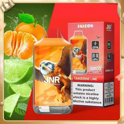 JNR Falcon 16000 Treni Crystal Craft Dual Mesh 2% Basso Nicotina Ordine all'ingrosso Vape monouso ricaricabile Penna - immagine 8