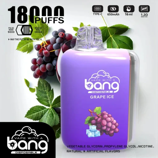Bang Box Vape Rocket 18000 Puffs LED Display Various Flavours 0% 2% 3% 5% Nicotine Wholesale Disposable Vapouriser Wholesale - Image 7