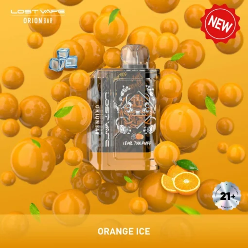 Lost Vape Orion Bar 7500 tirages : Régulation de débit d'air réglable, 5% de nicotine, Vape jetable rechargeable en gros - Image 13