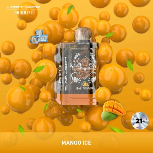 Lost Vape Orion Bar 7500 tirages : Régulation de débit d'air réglable, 5% de nicotine, Vape jetable rechargeable en gros - Image 12