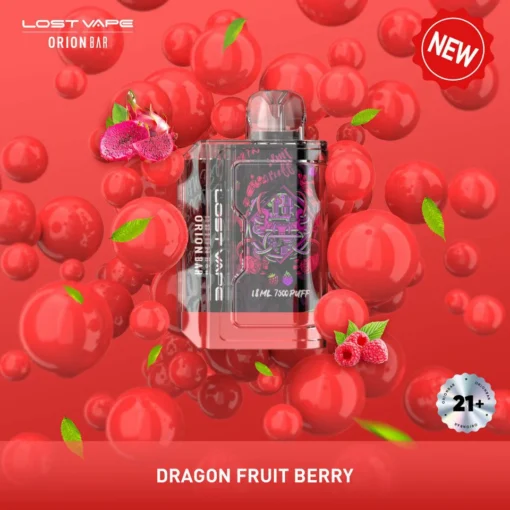 Lost Vape Orion Bar 7500 tirages : Régulation de débit d'air réglable, 5% de nicotine, Vape jetable rechargeable en gros - Image 4