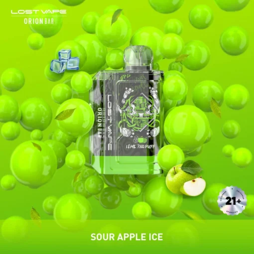 Lost Vape Orion Bar 7500 tirages : Régulation de débit d'air réglable, 5% de nicotine, Vape jetable rechargeable en gros - Image 2