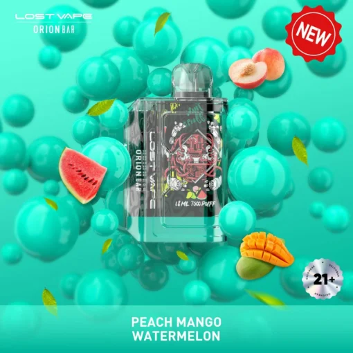 Lost Vape Orion Bar 7500 tirages : Régulation de débit d'air réglable, 5% de nicotine, Vape jetable rechargeable en gros - Image 15