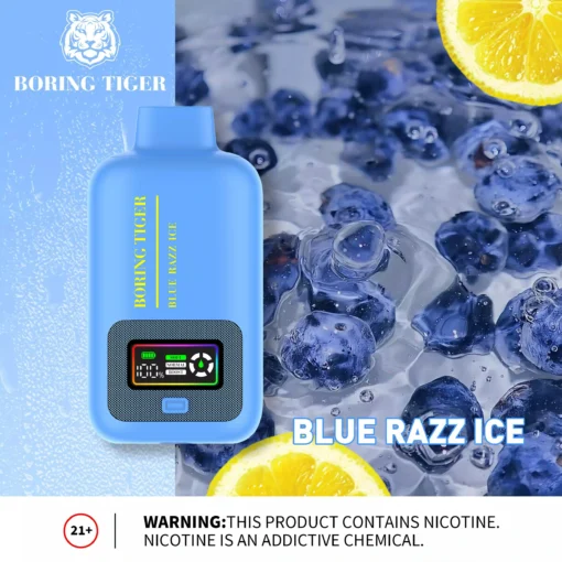 VASY Boring Tiger 25000 Puffs: Rechargeable Disposable E-Cigarette with Digital Display, 4-Mesh Coil Technology and 3 Modes for a Personalised Vaping Experience - Wholesale and Bulk Purchase