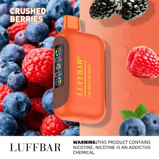 LUFFBAR Dually 20000 tirages - E-cigarette jetable rechargeable avec double écran et 18 saveurs pour vente en gros - Image 9