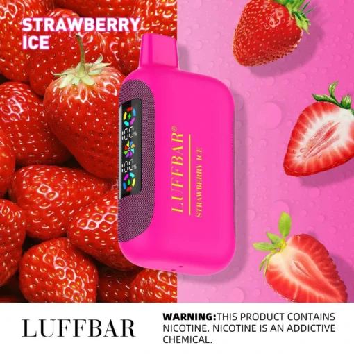 LUFFBAR Dually 20000 tirages - E-cigarette jetable rechargeable avec double écran et 18 saveurs pour vente en gros - Image 8