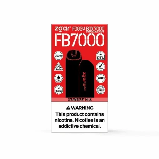 ZGAR FOGGY BOX 7000 Puffs – Adjustable Airflow, 2% Nicotine, Rechargeable Disposable E-Cigarette for Bulk Orders Wholesale - Image 14