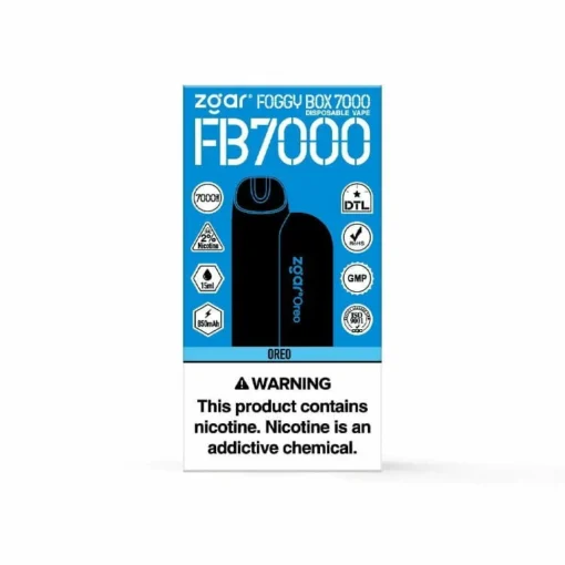 ZGAR FOGGY BOX 7000 Puffs – Adjustable airflow, 2% nicotine, Rechargeable Disposable E-Cigarette for bulk orders wholesale - Image 7