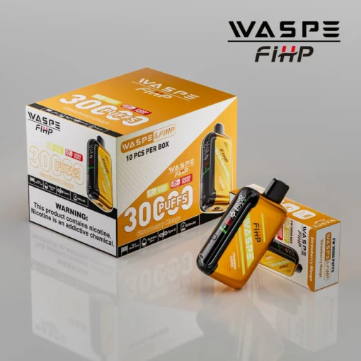 WASPE FIHP 30000 Züge Doppel-Mesh-LED-Anzeige 0% 2% 5% Niedriger Nikotin Großhandel Wiederaufladbarer Einweg-Dampfer Stift – Image 2 remains  Same  No translation needed for this , leaving as is WASPE FIHP 30000 Züge Doppel-Mesh-LED-Anzeige 0% 2% 5% Niedriger Nikotin Großhandel Wiederaufladbarer Einweg-Dampfer Stift – Image 2