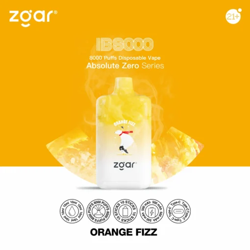 ZGAR EISBOX 8000 treinen - 15 smaken, 2% nicotine, Herlaadbare wegwerp vape Groothandel - Afbeelding 11