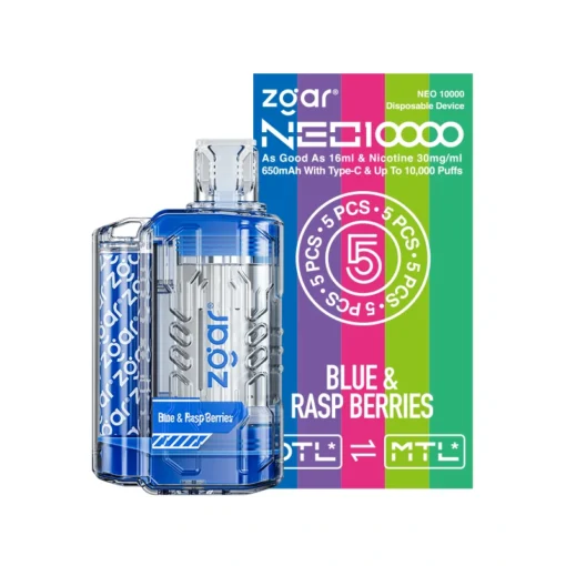 ZGAR NEO 10 000 tirages Plusieurs saveurs 3% Nicotine Vape jetable rechargeable en gros - Image 6