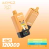 Airmez Fox 120000 de puffs Premium 4 în 1 Aroma reutilizabil, sărac în nicotină, vape-uri de unică folosință