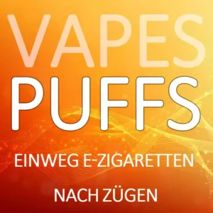 Einweg E-Zigaretten nach Zügen