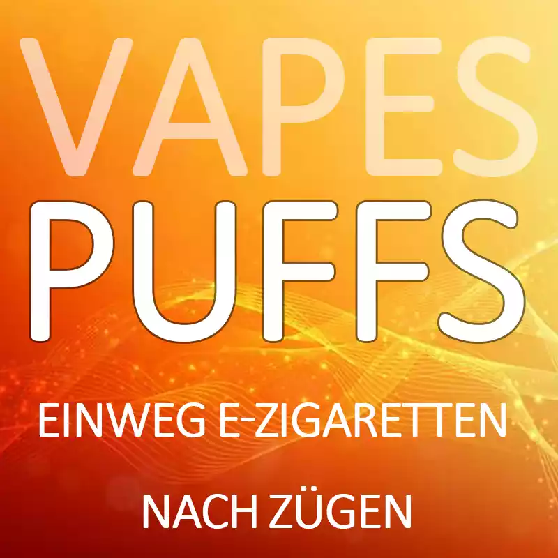 Einweg E-Zigaretten nach Zügen