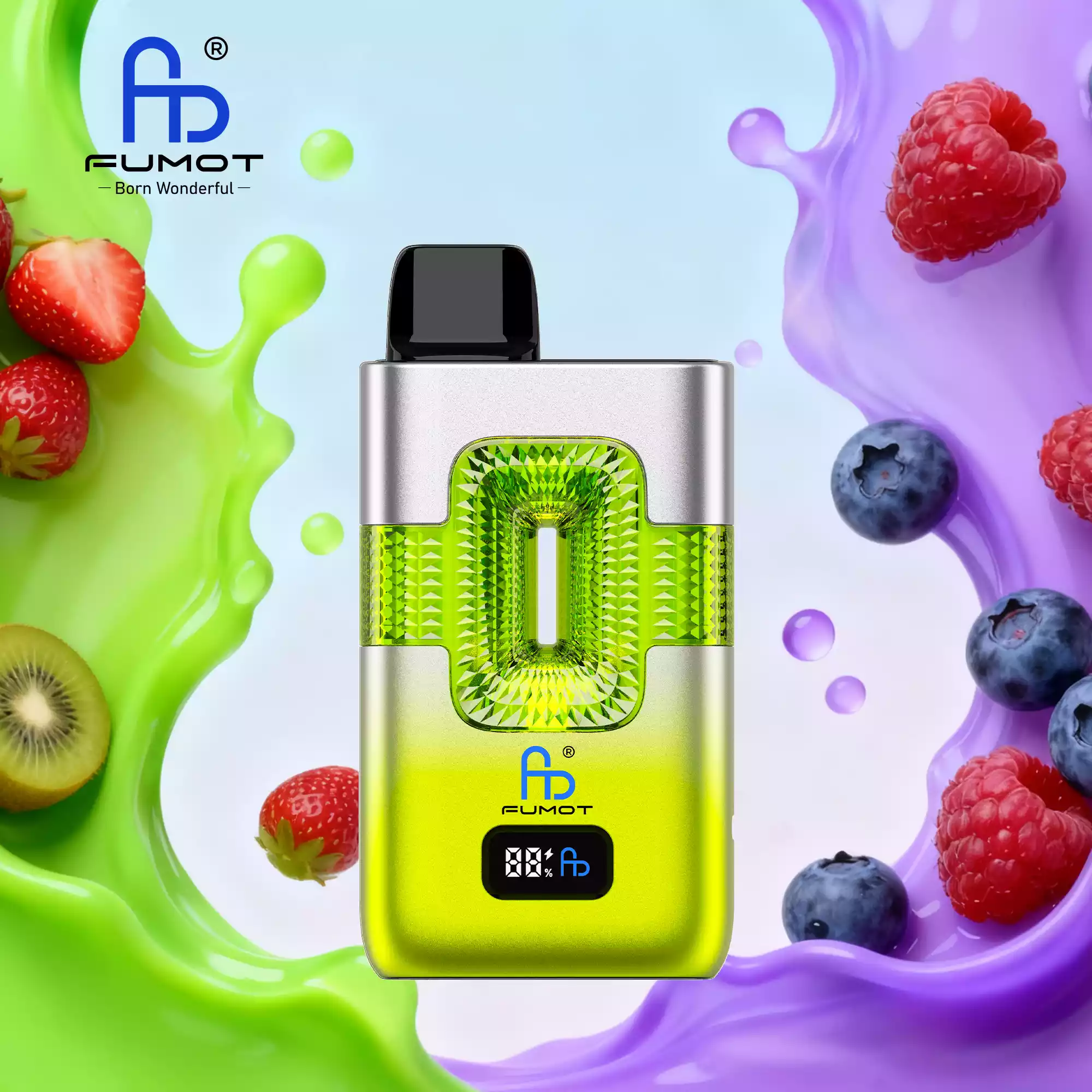 Fumot Eco 2 em 1 50K - Embalagem e Design