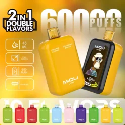 MYDE 60000 Puffs 2IN1 Einweg E Zigarette mit Full Screen und Dual Geschmack