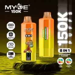 MYDE 8 IN 1 150K Puffs 150000 Einweg Vape Kapazität 4 Tanks Multi-Geschmackskombinationsmodus Großhandel Großabnahme