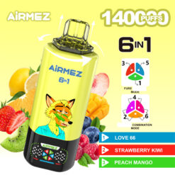 AIRMEZ FOX 140.000 Züge mit 6-in-1 Switch 140K Einweg-Vapes im Großhandel
