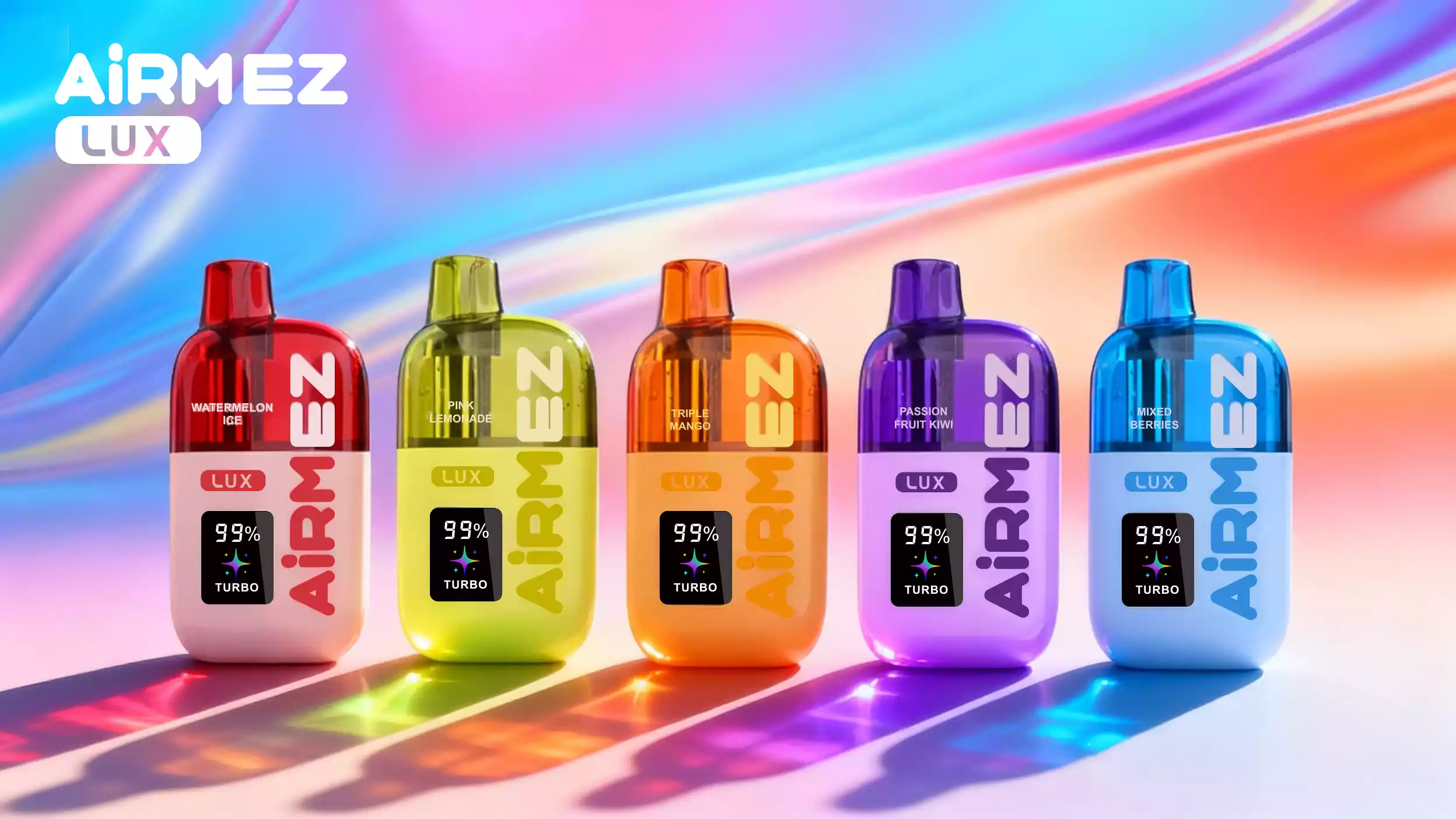 AIRMEZ LUX 60000 Geschmacks- und Farbauswahl