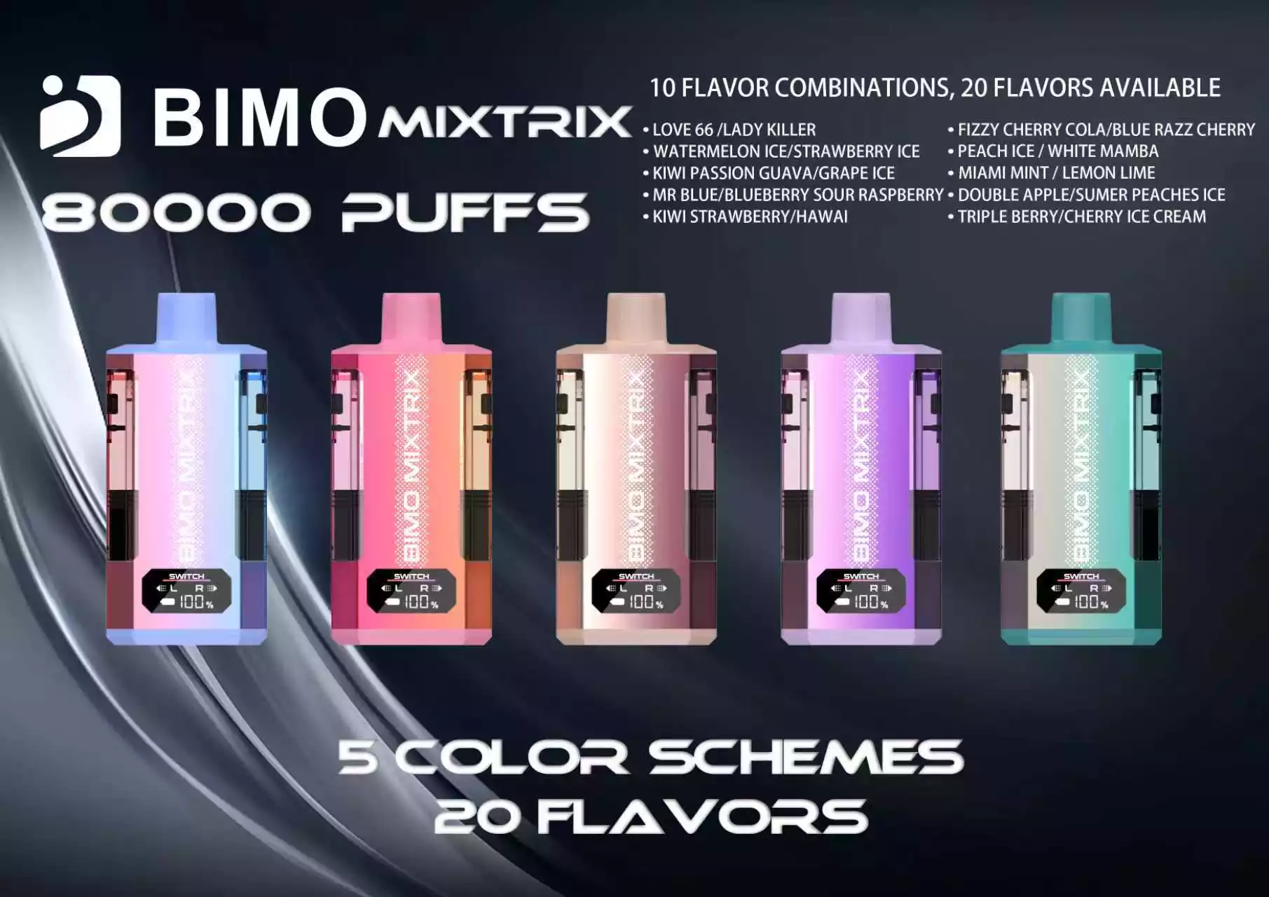 BIMO MIXTRIX 80000 vs. Klassische Einweg Vapes: Welche Vorteile bietet das neue POD System im Großhandel für Einweg-E-Zigaretten?
